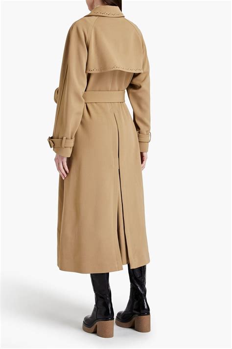 chloe cream wool dress|chloe trench coat.